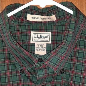 LL Bean wrinkle free button down shirt